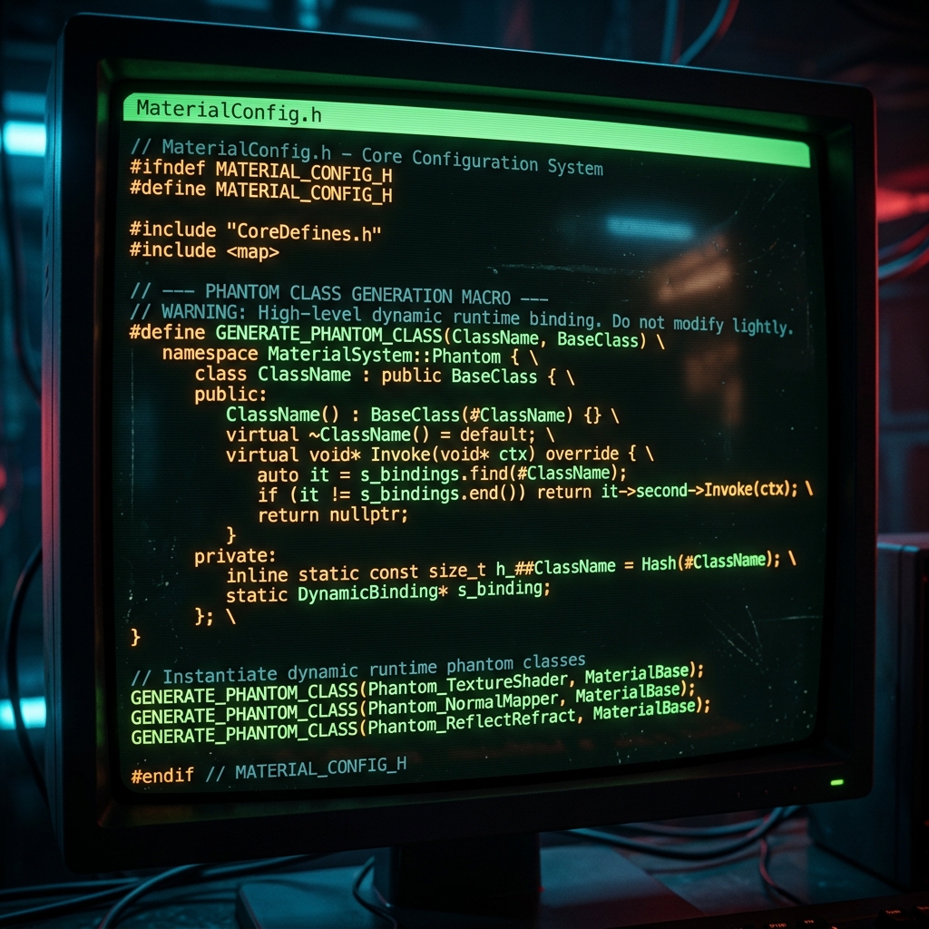 MaterialConfig.h macro