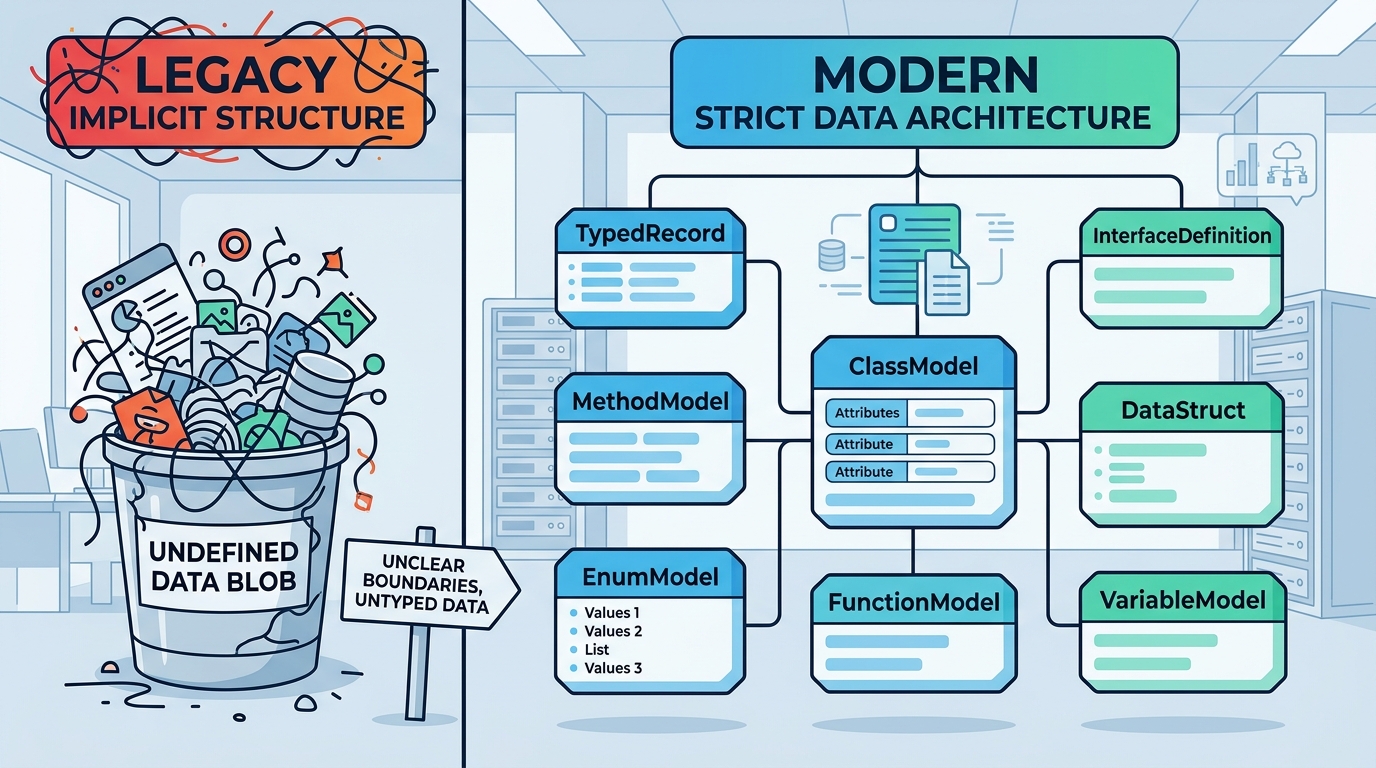 Strict data architecture